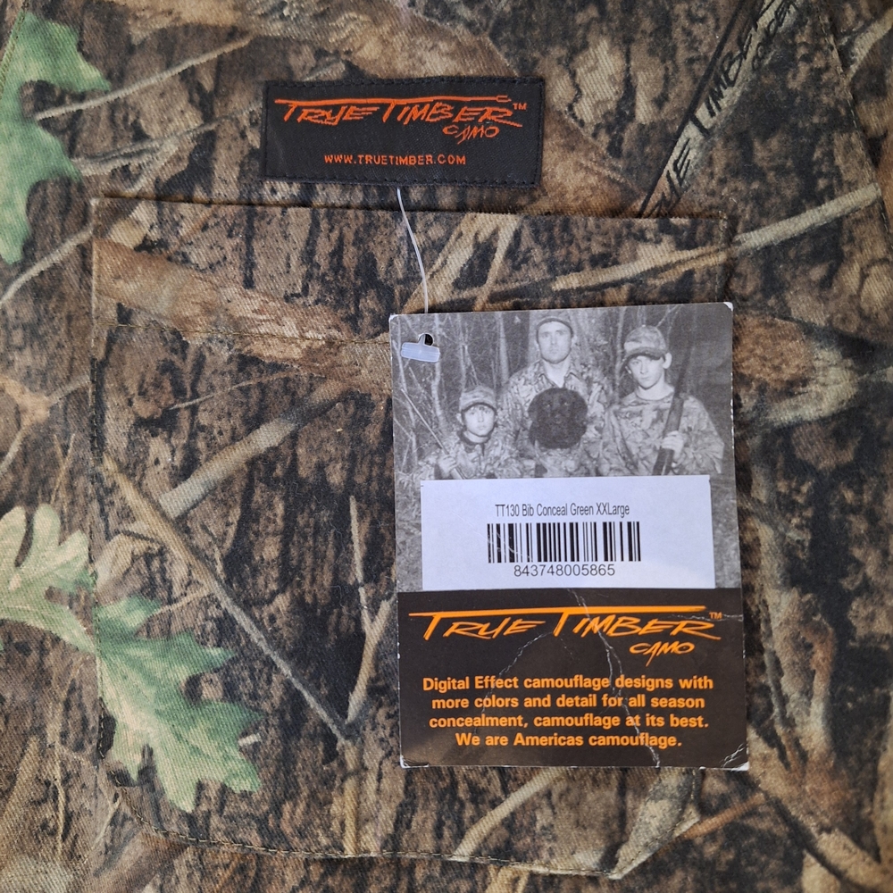 TRUE TIMBER REALTREE CAMO SAME DAY SHIPPING Hunting Overalls NEW XXL - Picture 4 of 9